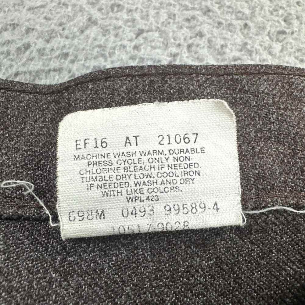 VTG 90s Levis 517 Boot Cut Rancher Pants 38x25* Gray Tex Twill Polyester USA